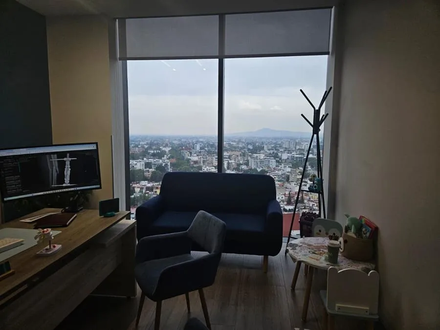 Consultorio con vista panorámica